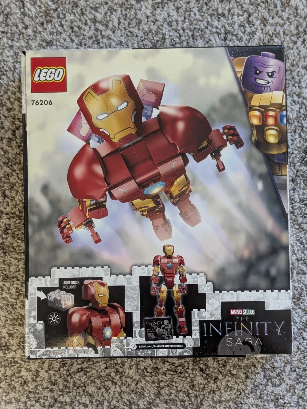 Lego Marvel(76206) Iron Man Figure